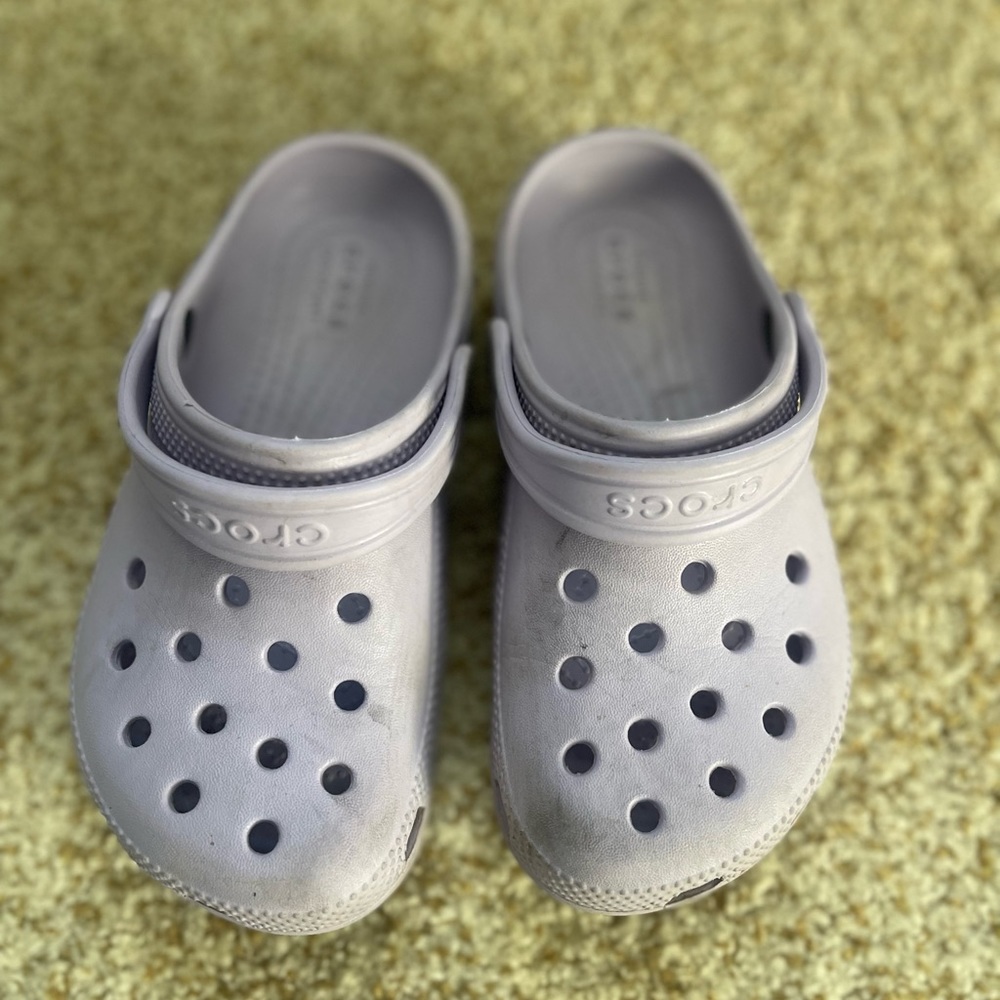 Kids Crocs size:12. Color: Lavendar